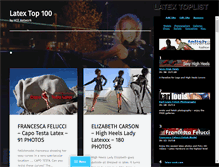 Tablet Screenshot of latextop100.com